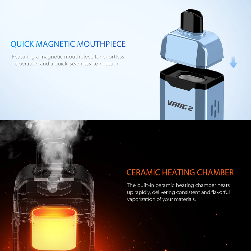 Yocan Vane 2 Dry Herb Vaporizer 1200mAh - Image 3