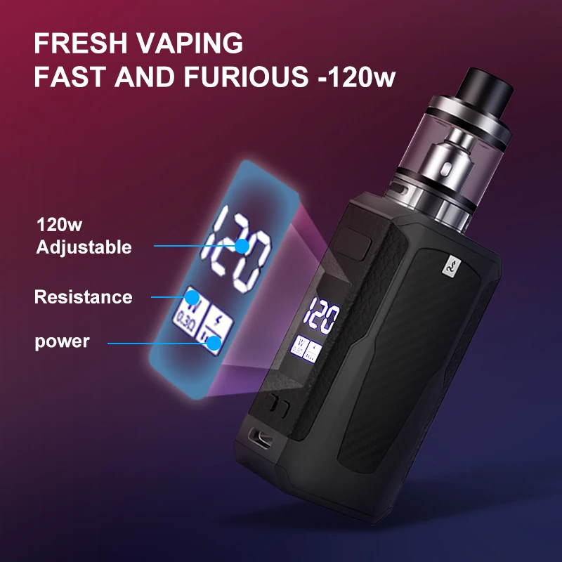Vape Pen Smoke 120W 1800mah 2.5ml Atomizer - Image 2