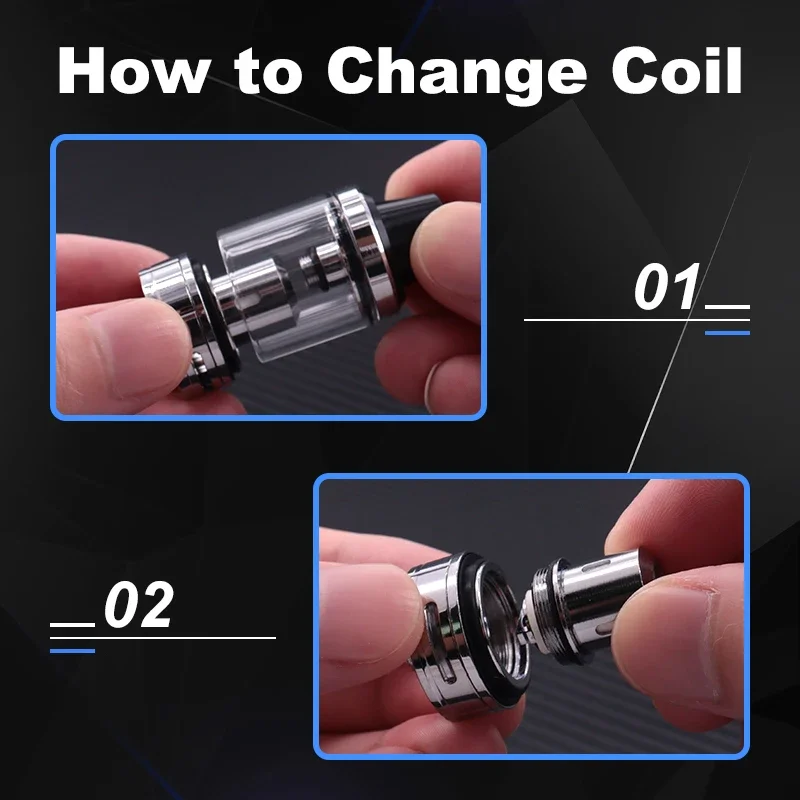 SUBTWO Bottom Atomizer Vaper Vape Smoke Pen - Image 6